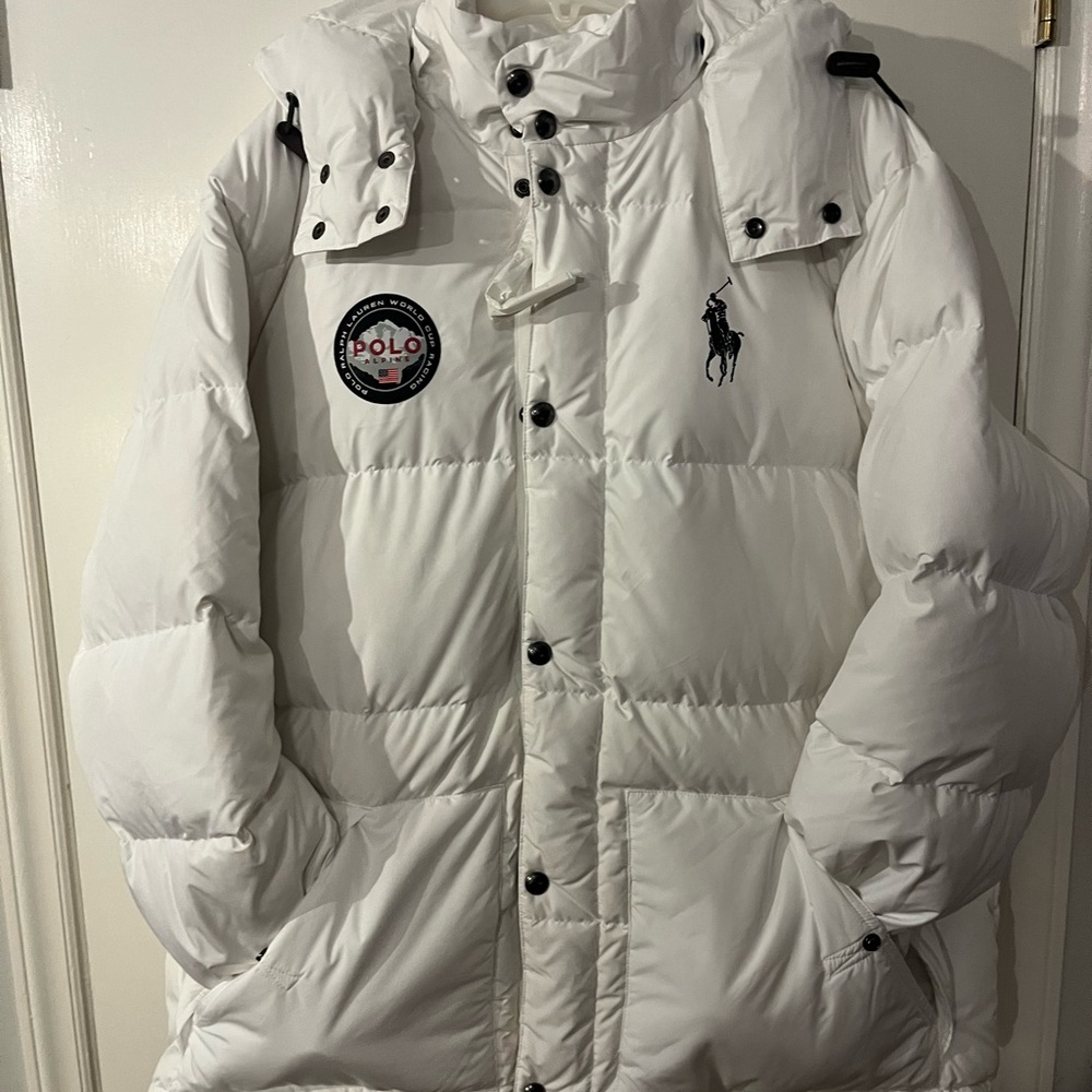 Ralph Lauren Ivory Puffer Jacket - Picture 4 of 6